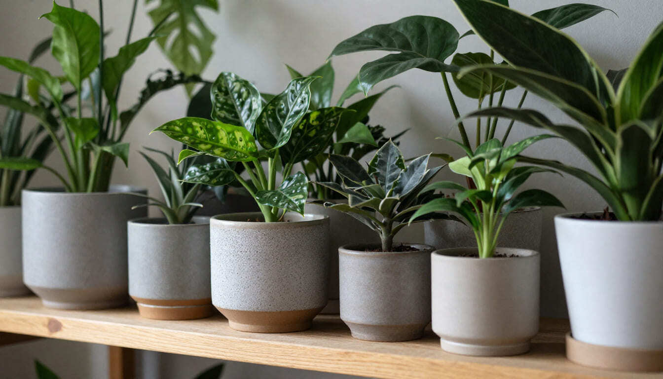 Indoor plants collection